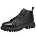 European Warm Series Mid-Top Martin British Style Cotton High Quality 2025 Autumn Winter New Men's Boots_vogvips.com