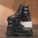 2025 Winter New Martin Children's Boys Girls Shoes Casual Sports Korean Style High-Top Leather Boots Trendy_vogvips.com