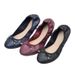 Foreign Trade Cross-Border Spring Summer Egg Roll 2025 Casual Soft Sole Shallow Mouth Single For Pregnant Women Bowknot_vogvips.com