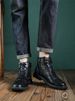 Martin Boots Men's Retro Leather Boots High-top Tooling Boots_vogvips.com
