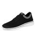 Men's Round Head Cloth Casual Shoes Front Lace-up Travel Shoes Mesh Shoes Men's Sports Shoes Increase_vogvips.com