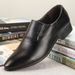 Men's shoes autumn men's business dress shoes men's British Korean version of youth breathable pointed toe shoes_vogvips.com