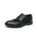 Suitable For All Seasons Large Size New Hollow Brogue Business Men's Leather Sandals Trendy Shoes_vogvips.com