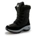 「XGXC」Snow Boots New Winter Women's Shoes Cowhide Non-slip Short-tube Cotton Shoes Thick-soled Wool Women's White Leather And Fur_vogvips.com