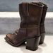 26ss New Miu Style High-End Square-Toed Ankle For Women Summer Thick Heel Genuine Leather Black Women's 's_vogvips.com