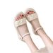 Sandals Female Outer Wear Versatile Flat Fairy Style With Skirt Sandals Word With Roman Women's Shoes_vogvips.com