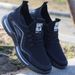 Running New Summer Sports Comfortable And Small White Flying Woven Breathable Casual Shoes, Men's Shoes_vogvips.com
