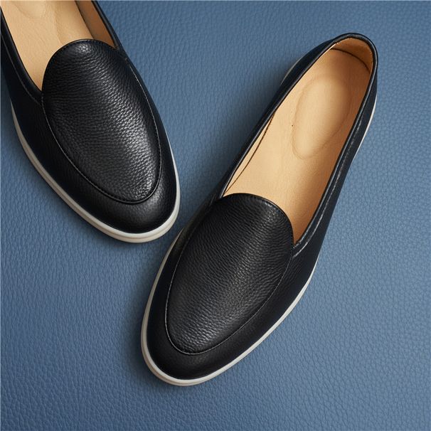 Men's Premium Genuine Leather Loafers - Ultra Soft Slip-On Suede Moccasins, Classic British Style Breathable Casual Shoes For Men_vogvips.com