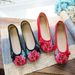 No Shoe Box Goods, Ethnic Style Low High Heels, Travel Embroidered Cloth Shoes, Women's Shoes_vogvips.com