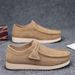 Glide Shoes 2025 New Spring Trend Versatile Retro British Leather Waterproof Men's Casual Slip-On Loafers_vogvips.com