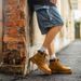 BUFFNY Men's Genuine Leather Retro Suede Boots - Mid-Cut Vintage Chunky Sole Martin Boots For Street Fashion_vogvips.com