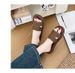 Summer New Women's Slippers Indoor Non-Slip Outdoor Fashion Versatile One-Strap Woven Trendy Beach Sandals_vogvips.com