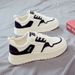 2025 New White Women's Versatile Sports, Leisure, Fashion Dad Board Shoes Breathable Soft Bottom Spring And Autumn_vogvips.com