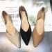 Pointed Toe Shallow Mouth Women's Flat Summer Korean Style Versatile Simple Hollow Soft Sole Professional Work Shoes,_vogvips.com