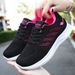 Female Mother Shoes Color Matching Casual Shoes Women's Shoes Fly-woven Mesh Shoes Breathable Sneakers_vogvips.com