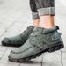 European Warm Series Autumn Winter Mid-top Handmade Martin British Style Work Shoes Non-slip Men's Short Boots Large Size_vogvips.com