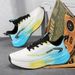 Carbon Plate Air Cushion Men Sports Running Shoes Marathon Breathable Lightweight Women's Comfortable Athletic Nonskid Sneakers_vogvips.com