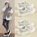 Little White Shoes Female Students Thick-soled Heightening Shoes Sports Board Shoes Casual Street Shoes_vogvips.com