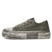 Thick-Soled Canvas For Men 2024 New Summer Breathable Versatile Casual Retro Distressed Dirty Shoes Men's Sneakers_vogvips.com