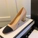 High-End New-Style Chunky Heel Sandals For Women, 2026 Color-Blocked Closed-Toe Trendy New Fairy-Like Casual Shoes_vogvips.com