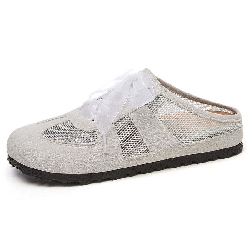 Women's Shoes Casual Shoes Breathable Mesh Shoes Half Slippers Soft Sole Dexun Shoes Fashion Women's Single Shoes_vogvips.com