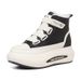 Women' Snow Boot 2024 Winter New Warm Cotton With Fleece Lining Thickened High-top Velcro Thick Sole Caual White_vogvips.com