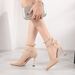 2024 Summer New Style One-Strap High Cat Heel Pointed Toe Sandals For Women With Thin Heels And Hollow Design, Sexy_vogvips.com
