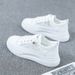 New Breathable Small White Women S Thick Bottom Board Casual Sports Thin Tennis Shoes_vogvips.com