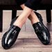 Fashion Shoes Office Shoes Slip-on Shoe Mens Leather Shoe Berathable Moccasins Fringed Men Shoes 2025 New Zapatos Para Hombres_vogvips.com