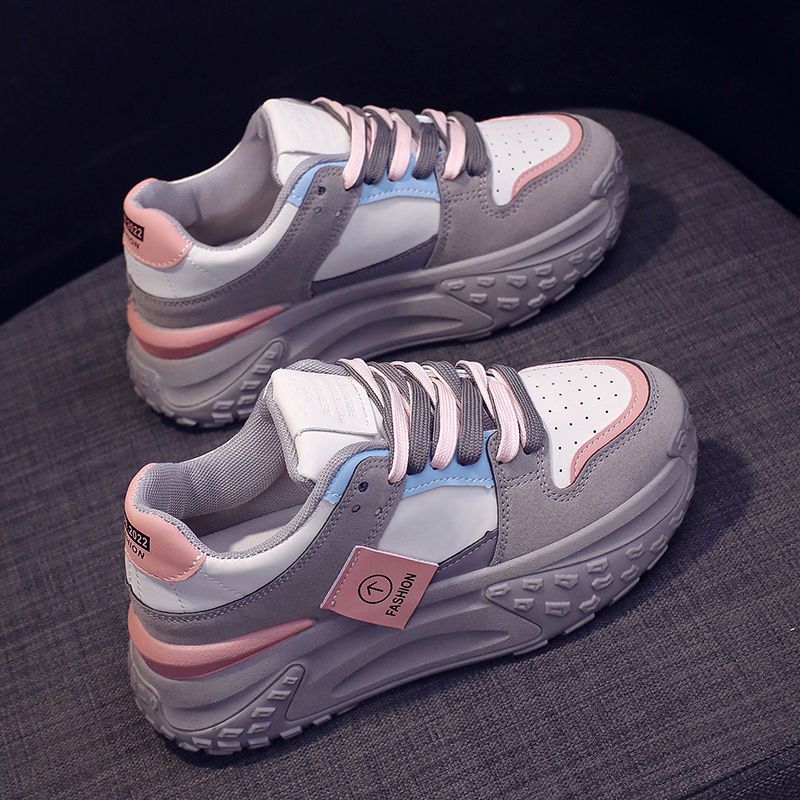 Thick Soled Raised Apricot Colored Dad Female Internet Celebrity Super Hot Forrest Gump Shoes, 2025 Spring New Genuine_vogvips.com
