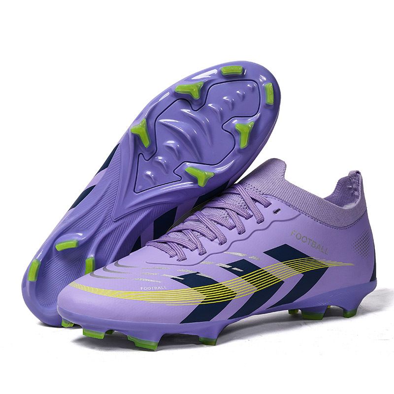 Kids Youth Men’S Football Boots Football Shoes New AG Long Spikes Seamless Flyknit Men And Women Youth Professional Competition Training Football Sh_vogvips.com