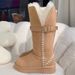 2025 New Goddess Buckle Two-Way Genuine Leather Fur Integrated Snow Wheat Ear Cowhide Wool Women Winter Cotton Shoes_vogvips.com