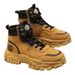 European Warm Series Shoes Autumn 2025 New High-top Work Men's Trendy Versatile Thick-soled Sports Height-increasing Outdoor Martin Boots_vogvips.com