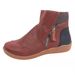 Plus Size Short Martin For Women 2022 Autumn Winter New Zipper Flat Casual Snow Cotton Thick Sole Boots_vogvips.com