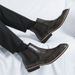 Men's High Top Leather Shoes Men's Trendy Martin Business Boots British Style 2026 New Item_vogvips.com