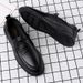 Sneakers Men's Casual Leather Shoes Round Head Style Shoes Tide_vogvips.com