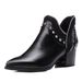 Women Ankle Boots Autumn Winter Short Boots Ch Elsea Boots With Rivets Pointed Toe Ankle Boots Metal Zipper Women Shoes In Large Sizes Size_vogvips.com