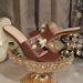 Brown Fashion Women S Shoes High Heels Hollow Pearl Metal Shiny Pointed Sandals_vogvips.com