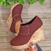 Women's over Platform Wedge Heel Shoes round Toe Thick Sole Side Zipper plus Size Spring New_vogvips.com