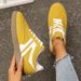 2025 Cross-Border Trade Large Size White Sneakers For Women Retro Casual Versatile Fashion Round Toe Sports Running Flat_vogvips.com