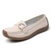 2024 New Loafers Casual Flat Sole Soft Surface Mom Comfortable Large Size Moccasins Women's Shoes_vogvips.com