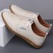 New round head men's casual shoes business trendy men's shoes small white shoes leather shoes hollow hole shoes leather sandals wholesale_vogvips.com