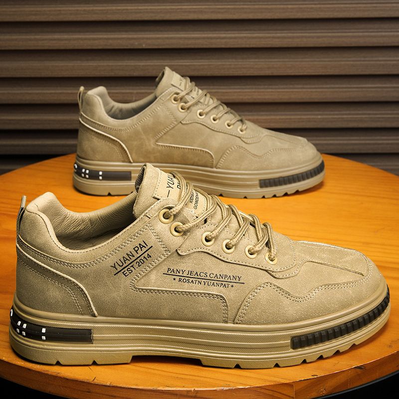 Men's Slip-Resistant Work Shoes – Durable & Anti-Slip Casual Sneakers For Construction, Outdoor & Daily Wear Resistant Trendy Sports Shoes_vogvips.com