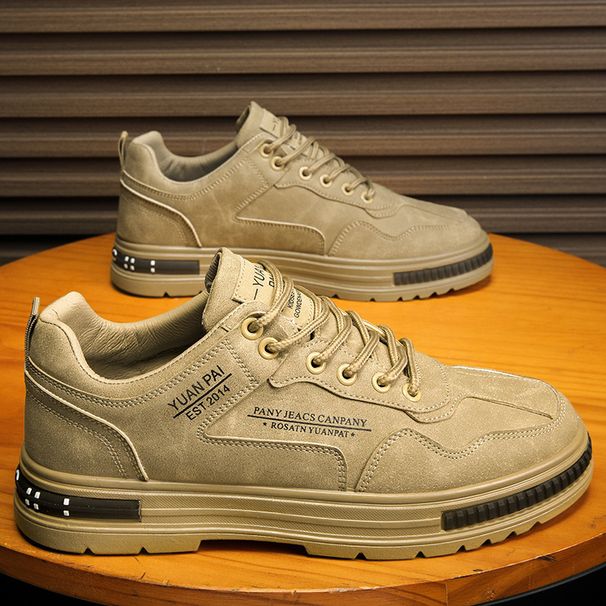 Men's Slip-Resistant Work Shoes – Durable & Anti-Slip Casual Sneakers For Construction, Outdoor & Daily Wear Resistant Trendy Sports Shoes_vogvips.com