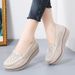 2023 Spring New European And American Style Women's Shoes: Platform Shoes, Thick-Soled Casual Sneakers, Large-Size_vogvips.com