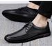 Leather Shoes Men's Shoes Formal Soft Sole Men's First Layer Low-top Casual Leather Shoes Single Shoes_vogvips.com