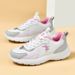 Jonidan Women's Sports Student Soft Leather Waterproof Lightweight Running Shoes Spring Autumn Brand_vogvips.com