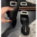Women's Mary Jane Shoes 6CM Internal Height Increase, 2026 New Model, Satin With Rhinestone Buckle, Square Toe,_vogvips.com