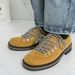 Unique Derby For Men Lace-up Leather British Style 2024 Autumn Winter New Large Size Casual Shoes_vogvips.com
