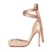 2026 Spring/Summer New High Heels European And American Style Thin Heel Sandals For Women, Closed-Toe, Backless, Satin_vogvips.com